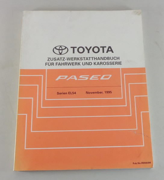 Werkstatthandbuch / Reparaturanleitung Toyota Paseo EL 54 Serie Stand 08/1996