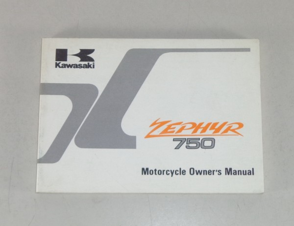 Betriebsanleitung / Manual Kawasaki ZZ-R 600 / 500 Stand 1990