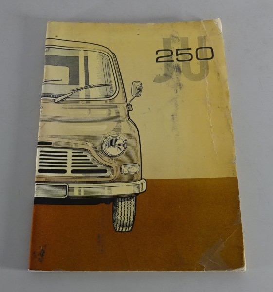 Owner´s Manual / Handbook Austin / Morris JU 250 from 01/1968