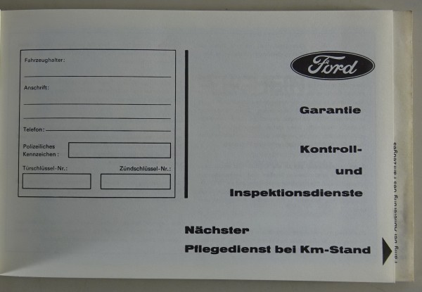 Betriebsanleitung / Handbuch Ford Taunus 12M P6 + Coupé & Turnier Stand 08/1968