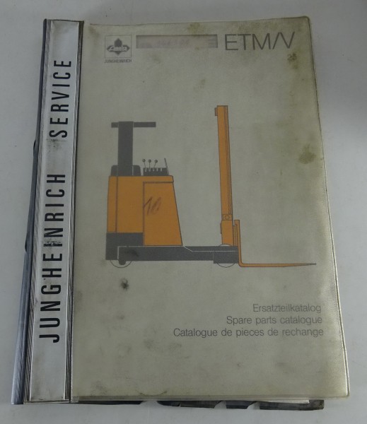 Teilekatalog / Parts Catalog Jungheinrich Elektrogabelstapler ETM/V