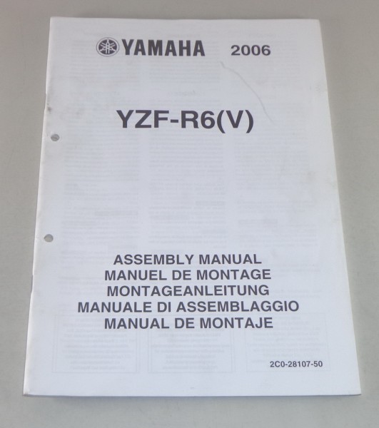 Montageanleitung / Set Up Manual Yamaha YZF-R6 (V) Stand 2006
