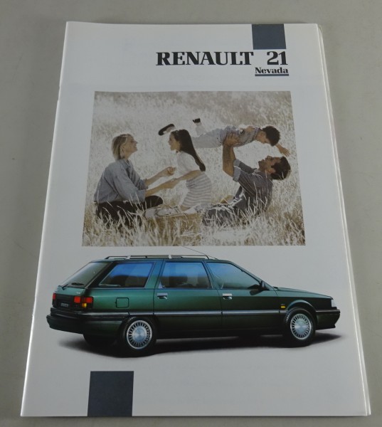 Prospekt Renault R21 Nevada TL / GTS / GTX / TXE / TD / GTD Stand 07/1991