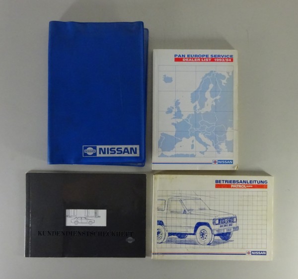 Bordmappe + Betriebsanleitung Nissan Patrol 260 Diesel 2,8 TD Stand 07/1991