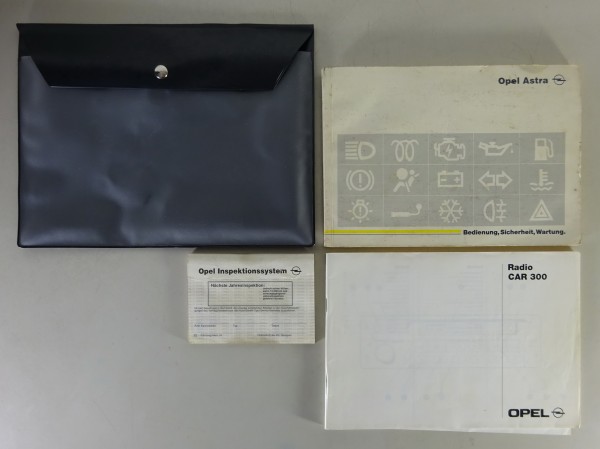 Bordmappe mit Betriebsanleitung Opel Astra F inkl. Cabrio Stand 10/1995