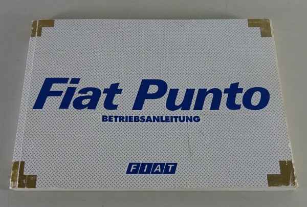 Betriebsanleitung / Handbuch Fiat Punto Typ 188 von 09/1999
