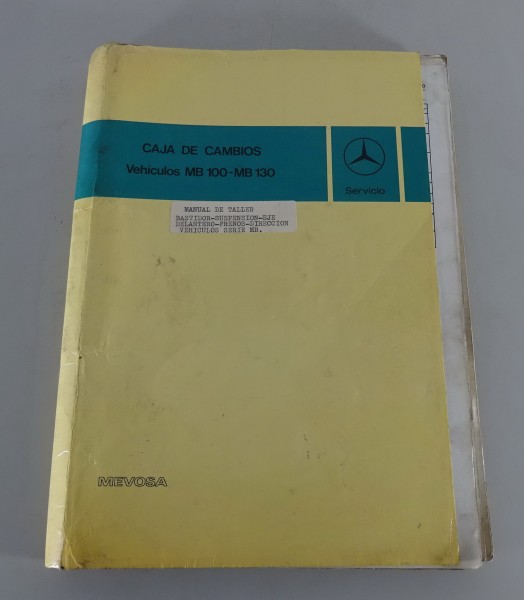 Manual de taller Mercedes-Benz MB 100 - MB 180 Caja de Cambios desde 11/1984