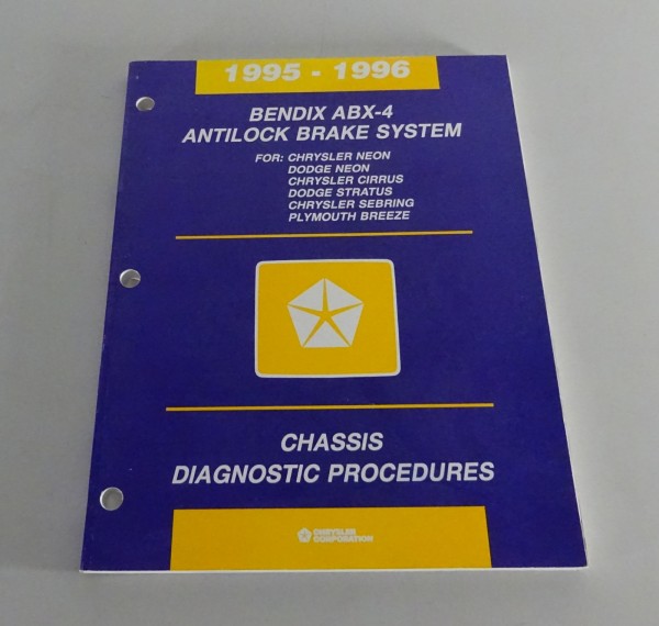 Diagnostic Manual Bendix ABX-4 Antilock Brake System from 1995 - 1996