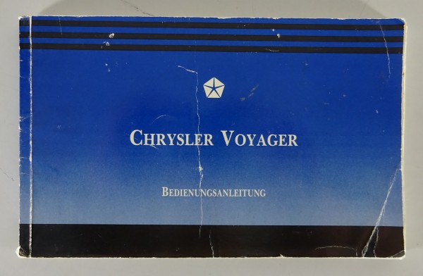 Betriebsanleitung / Handbuch Chrysler Voyager Typ AS / ES Stand 09/1992