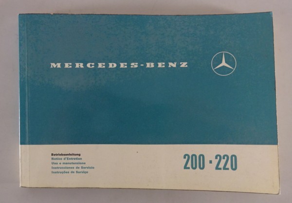 Betriebsanleitung Mercedes Benz /8 W115 200+220 Benziner von 1991