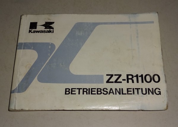 Betriebsanleitung / Handbuch Kawasaki ZZ-R 1100 Typ ZX 1100-C1 Stand 10/1989