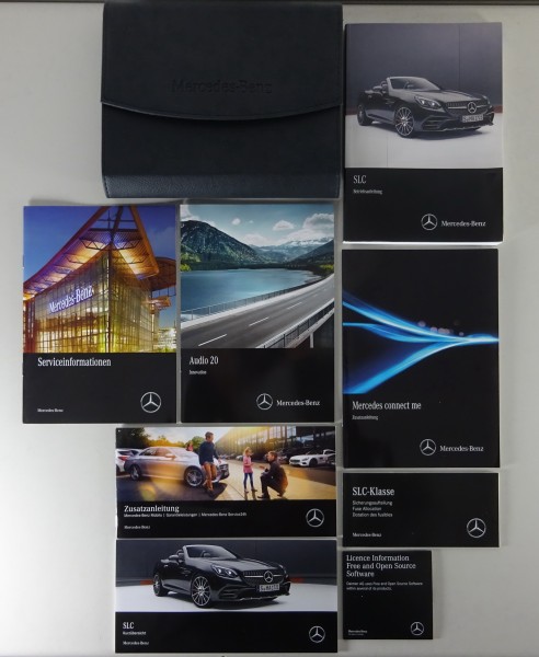 Bordmappe mit Betriebsanleitung / Handbuch Mercedes SLC R 172 Stand 04/2016