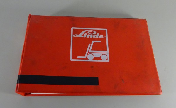 Betriebsanleitung + Teilekatalog Linde Gabelstapler Typ 325 E 20/25/30 von 1989