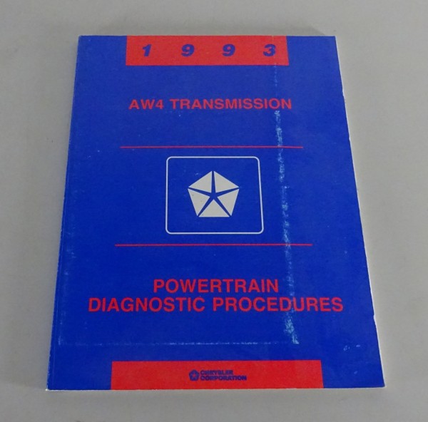 Diagnostic Manual Chrysler AW4 Transmission from 1993