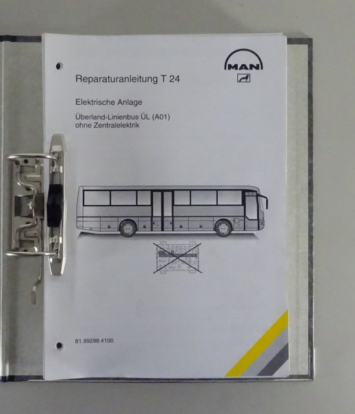 Elektrische Schaltpläne MAN Überland-Linienbus ÜL A01 Stand 08/1997