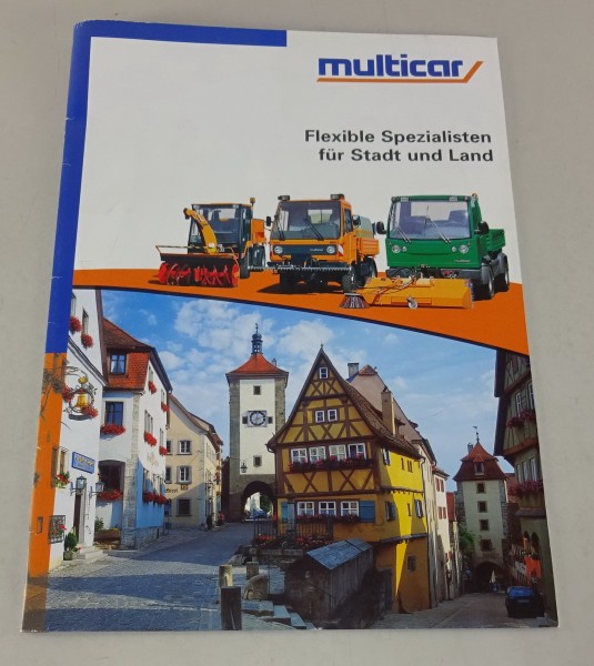 Prospekt / Broschüre Multicar flexible Spezialisten für Stadt und Land