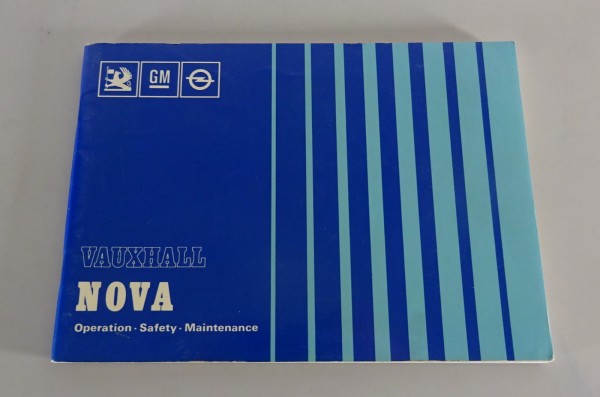 Owner´s Manual / Handbook Vauxhall Nova from 09/1983