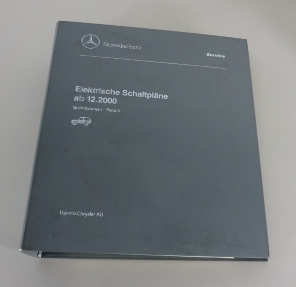 Elektrische Schaltpläne Mercedes Benz G-Modell W463 G 320 500 / 270.. ab 12/2000
