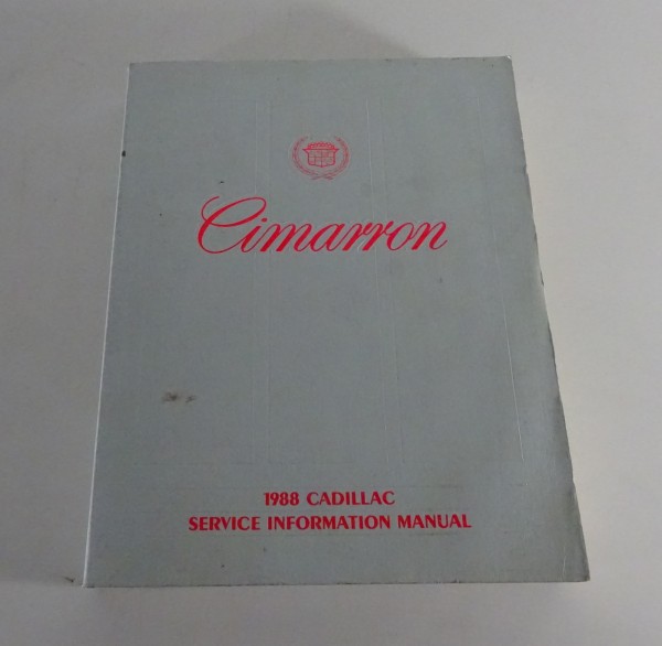 Workshop Manual / Service Manual Cadillac Cimarron from 1988