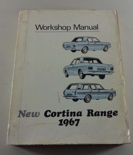 Workshop Manual Ford Cortina Mk. II / GT / Estate Baujahr 1967