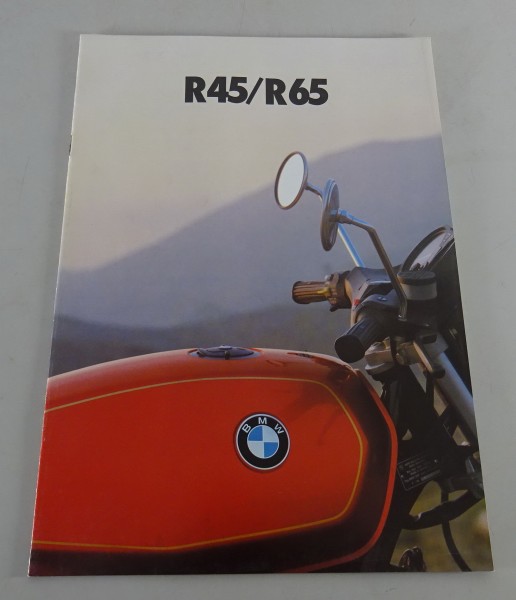 Prospekt / Broschüre BMW Motorrad R45 / R65 original von 02/1979