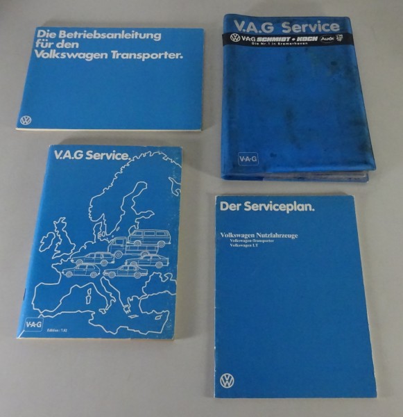 Bordmappe + Betriebsanleitung VW Bus / Transporter T3 wassergekühlt von 06/1982