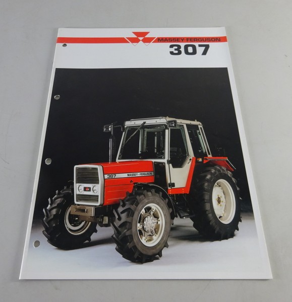 Prospekt / Broschüre Massey Ferguson MF 307 Stand 04/1990