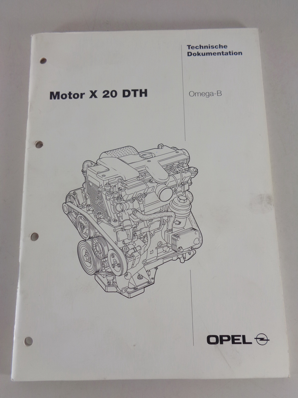 Werkstatthandbuch Instandsetzung Opel Omega B X 20 DTH Motor Stand 10/ ...