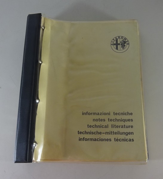 Werkzeug Mitteilung + Technisches Rundschreiben Alfa Romeo Bj. 1973 - 1978