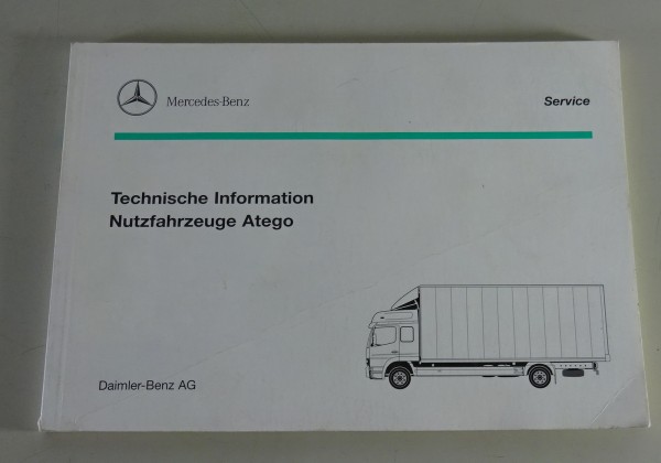 Technische Information Mercedes Benz Atego von 03/1998