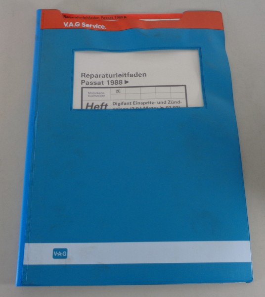 Werkstatthandbuch VW Passat B3 35i Digifant Einspritzanlage + Zündanlage ab 1988