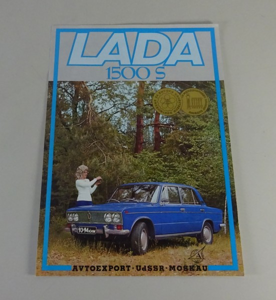 Prospekt / Broschüre Lada VAZ 2103 1500 S Baujahr 1973 - 1984