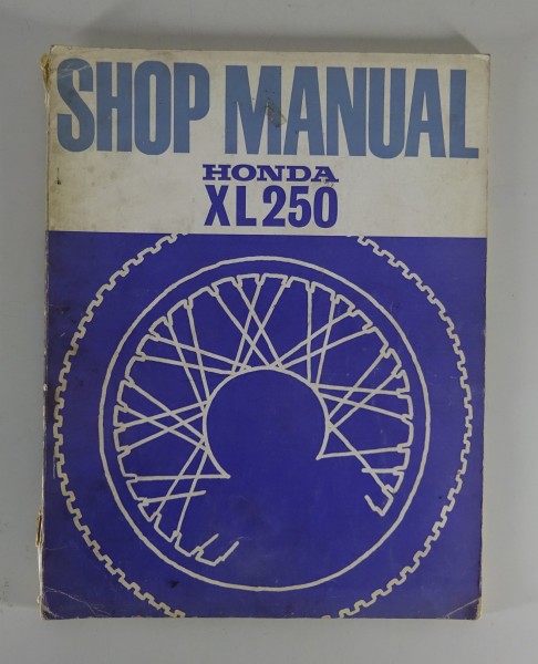 Workshop Manual / Shop Manual Honda XL 250 Stand 1973