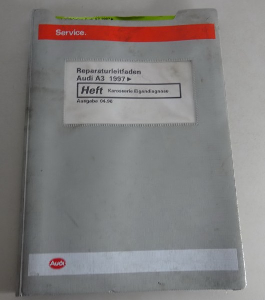 Werkstatthandbuch Audi A3 von 1997 Karosserie Eigendiagnose Stand 04/1998