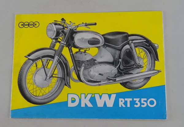 Prospekt / Broschüre DKW RT 350