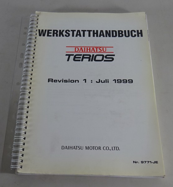 Werkstatthandbuch Daihatsu Terios J 100 Stand 07/1999