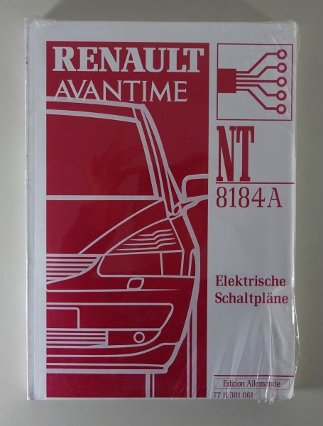 Werkstatthandbuch Elektrik / Elektrische Schaltpläne Renault Avantime 2001