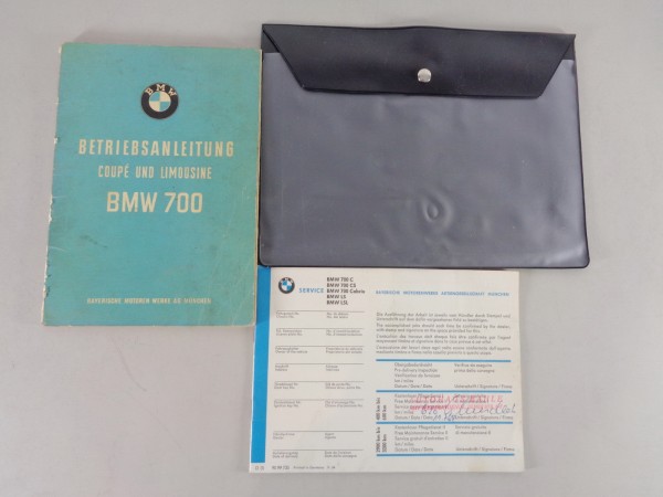 Bordmappe + Betriebsanleitung / Handbuch BMW 700 Stand 04/1961
