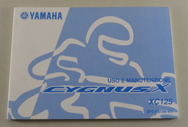 Uso e Manutenzione Yamaha Cygnus.X XC125 from 10/2007