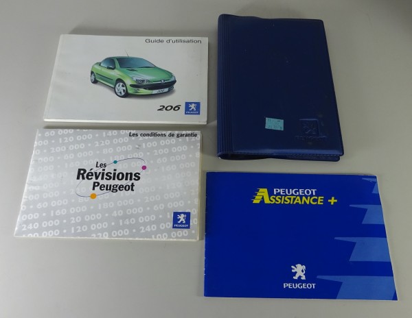 Portefeuille bord + Notice d'utilisation Peugeot 206 CC depuis 07/2002