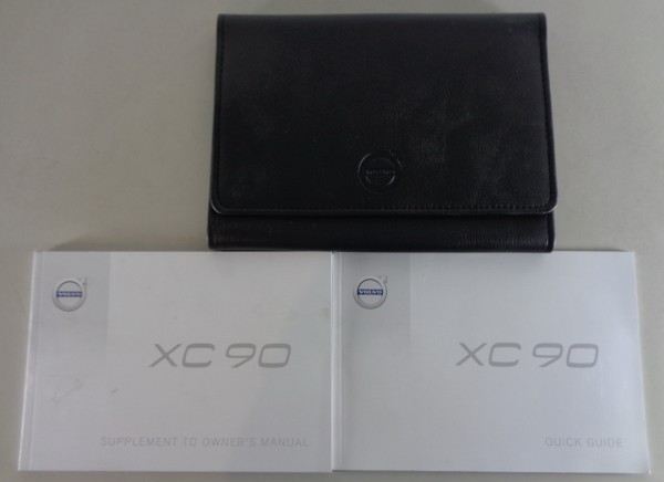Supplement to Owner's Manual & Quick Guide + wallet Volvo XC 90 printed 2016