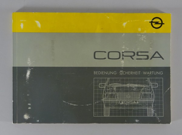 Betriebsanleitung Handbuch Bedienungsanleitung Opel Corsa A Stand 03/1985