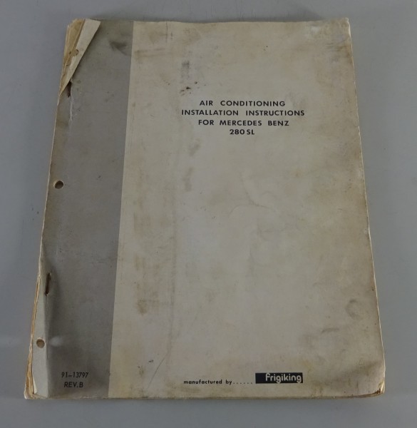 Installation Instructions - Frigiking - Mercedes-Benz 280 SL Pagode from 1979