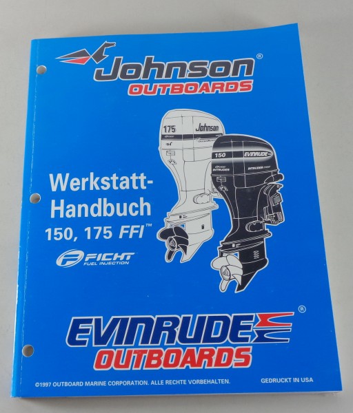 Werkstatthandbuch Johnson / Evinrude Bootsmotor 150 / 175 PS von 1997