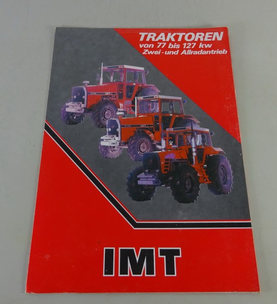 Prospekt / Broschüre IMT Traktoren 5106 / 5136 / 5170 DV (98PS - 162PS)