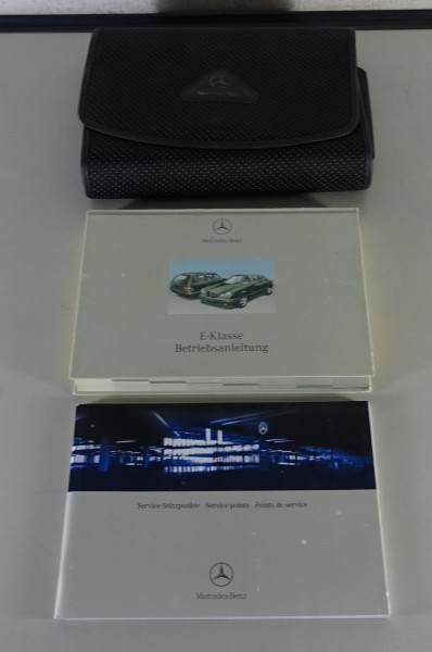 Bordmappe + Betriebsanleitung Mercedes E-Klasse W210 E200 E240 E280... v. 1/2000