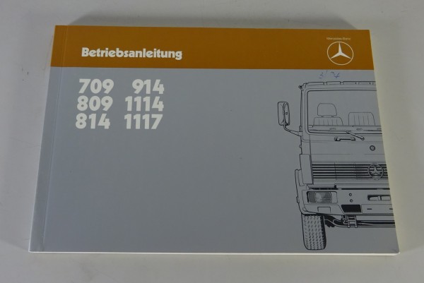 Betriebsanleitung /Handbuch Mercedes Benz Leichte Klasse 709 - 1117 von 11/1983