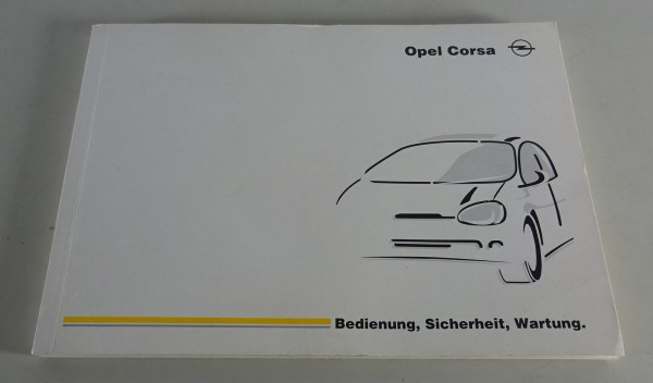 Betriebsanleitung / Handbuch Opel Corsa B incl. GSI + Combo Stand 07/1998