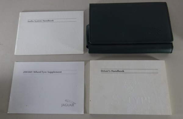 Owner's Manual + Wallet Jaguar S-Type from 2002