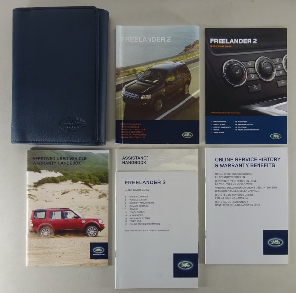 Bordmappe + Handbuch | Owner's manual + wallet Land Rover Freelander 2 von 2012